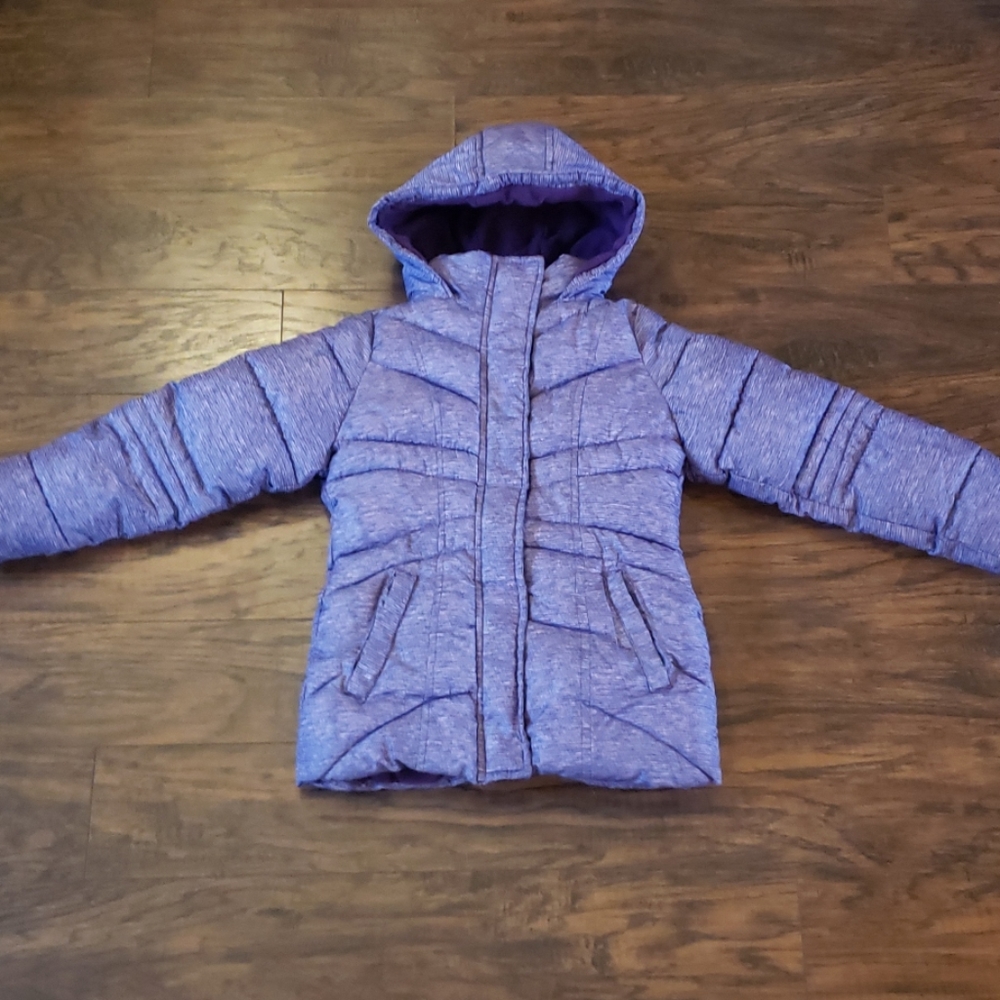 Girls purple winter jacket